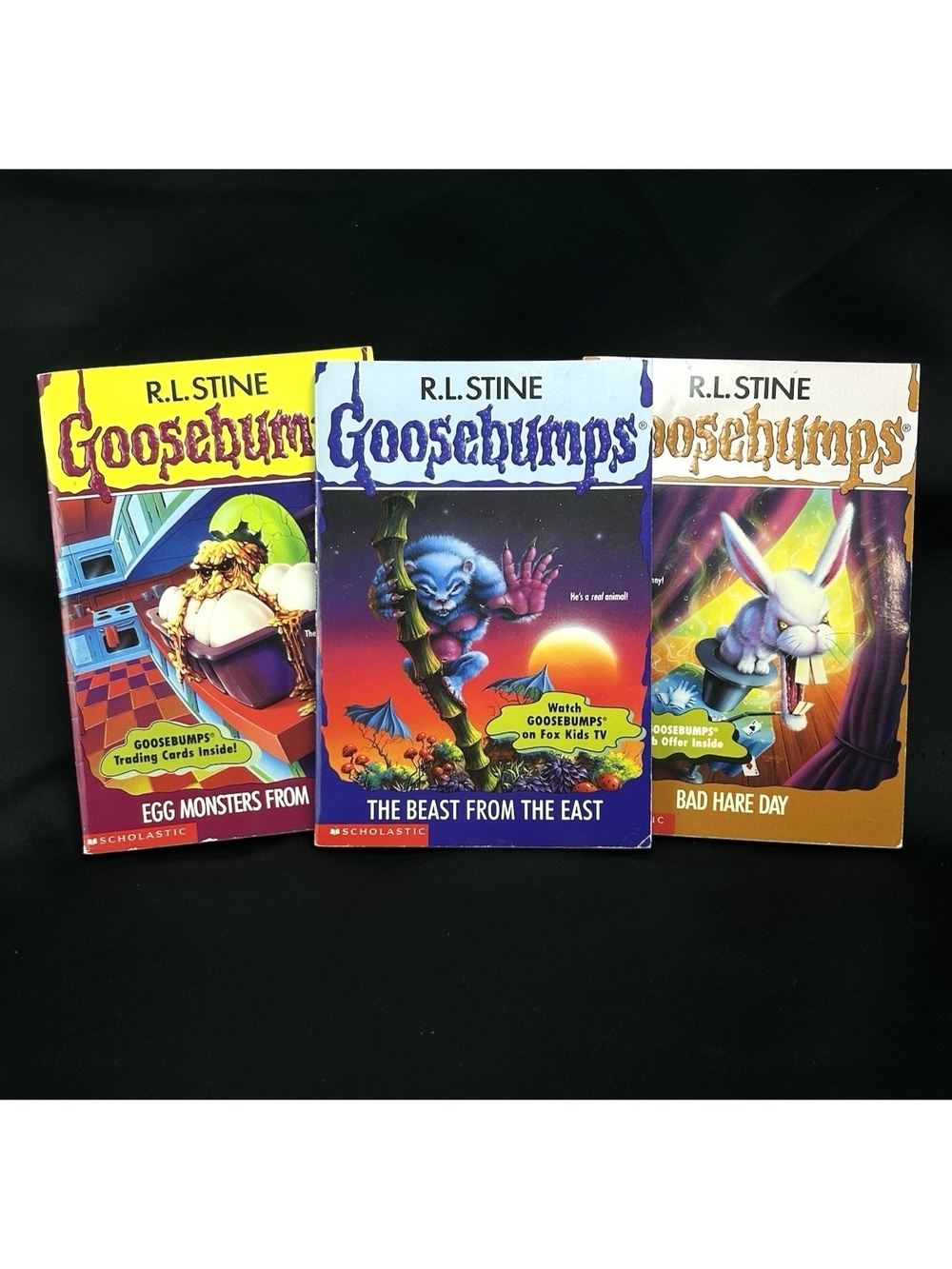 Goosebumps Bad Hare Day #41 Egg Monsters #42 Beast From the East #43 1st Prints